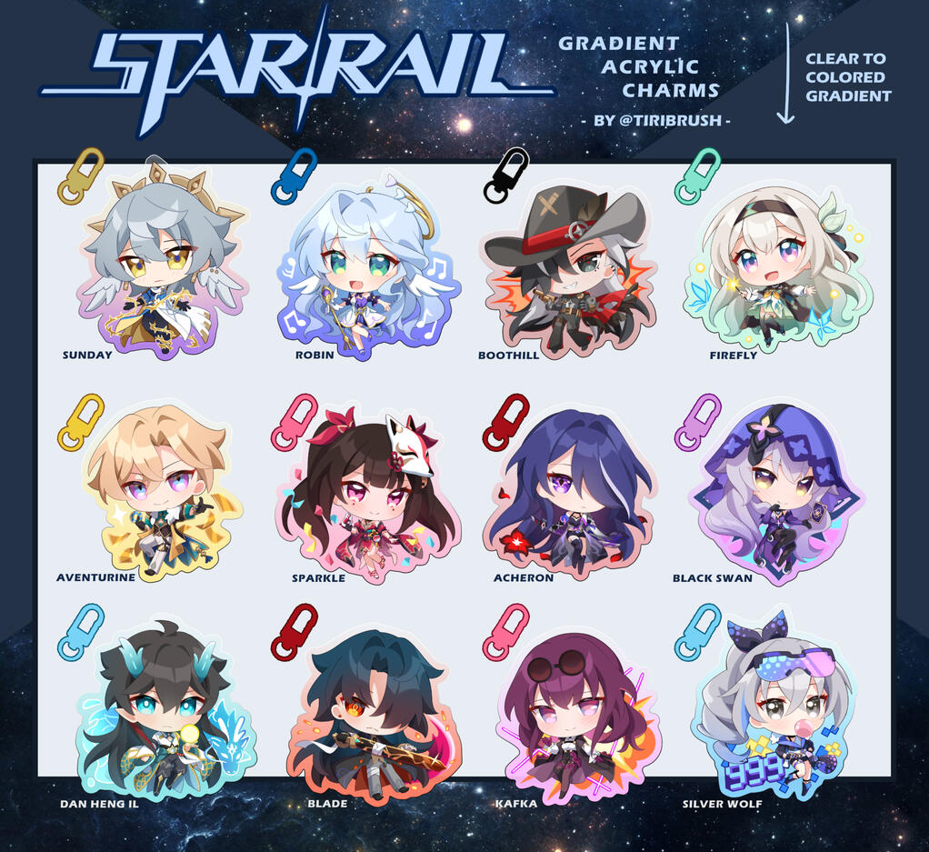 Star Rail Charms