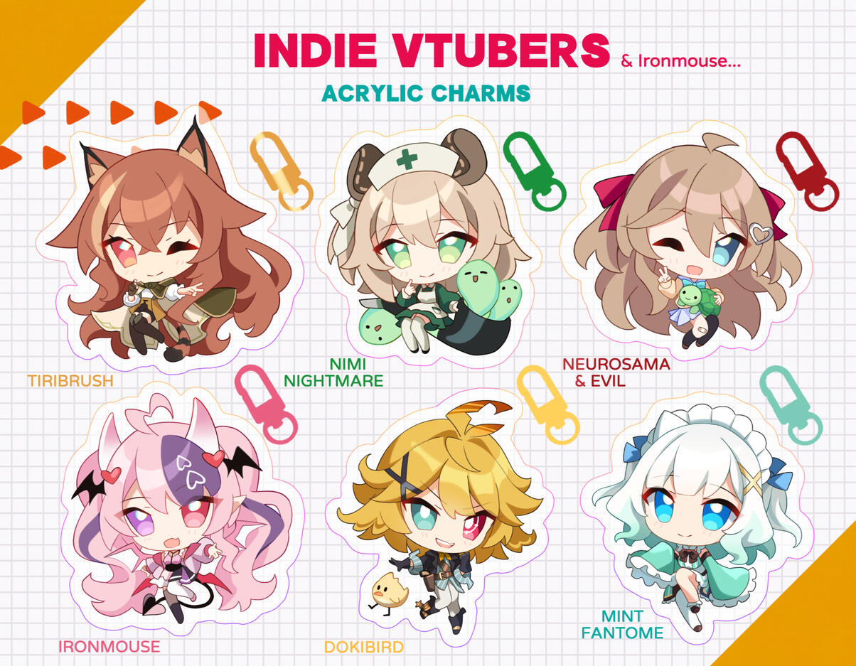 Indie Vtuber Charms
